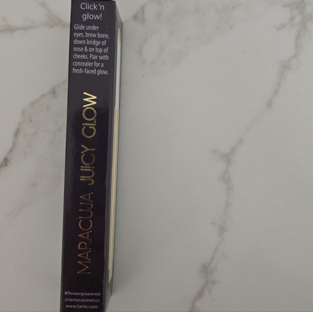 NWT Tarte Maracuja Juicy Glow Highlighter - Champagne Glow Brightener - Picture 5 of 6